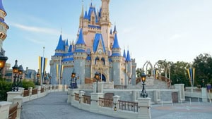 Castillo de un parque temático en Orlando