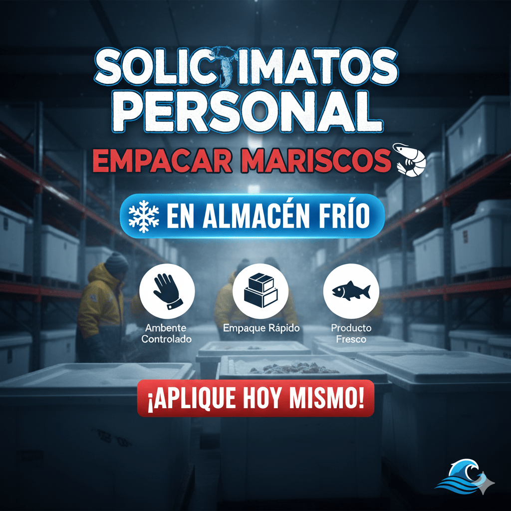 empacar mariscos