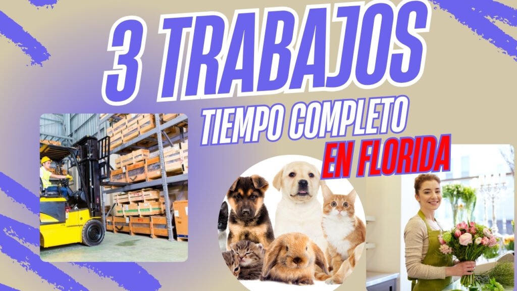 3 trabajos tiempo completo
