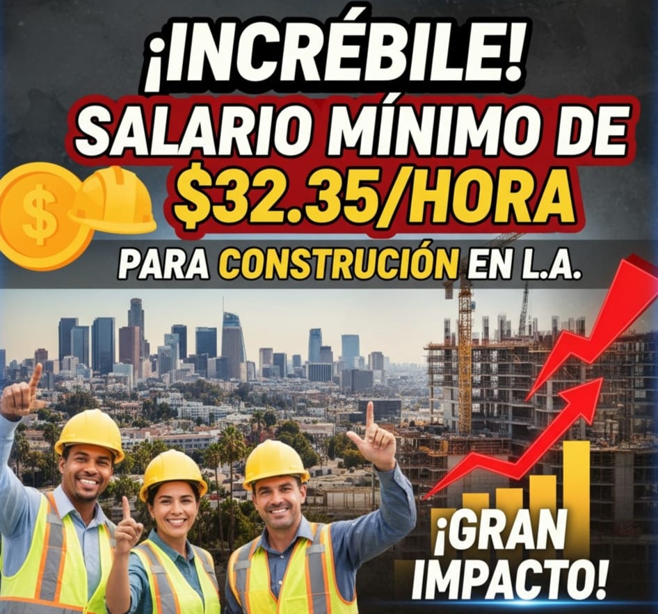 salario $32 en construcción