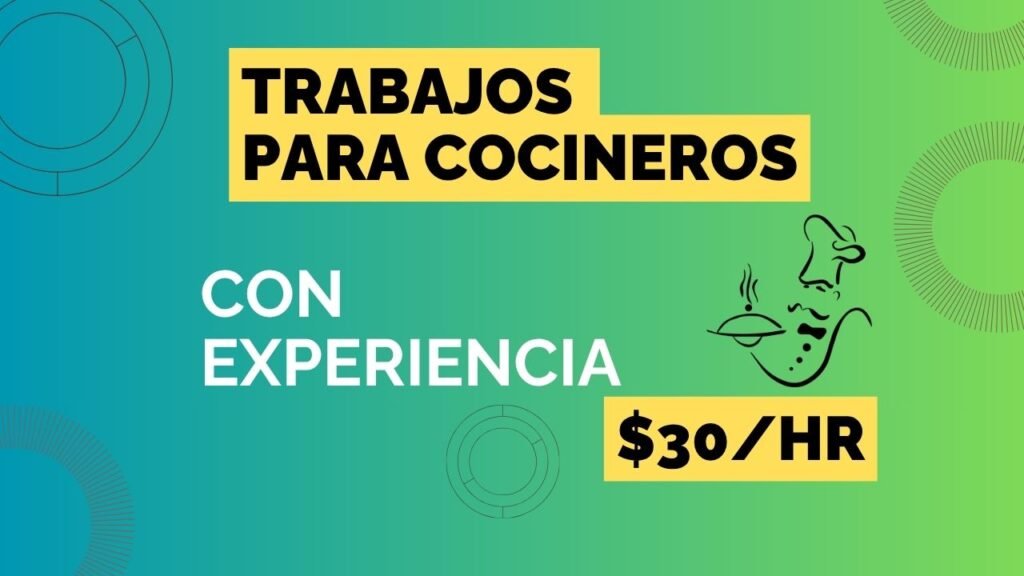 trabajos de cocineros